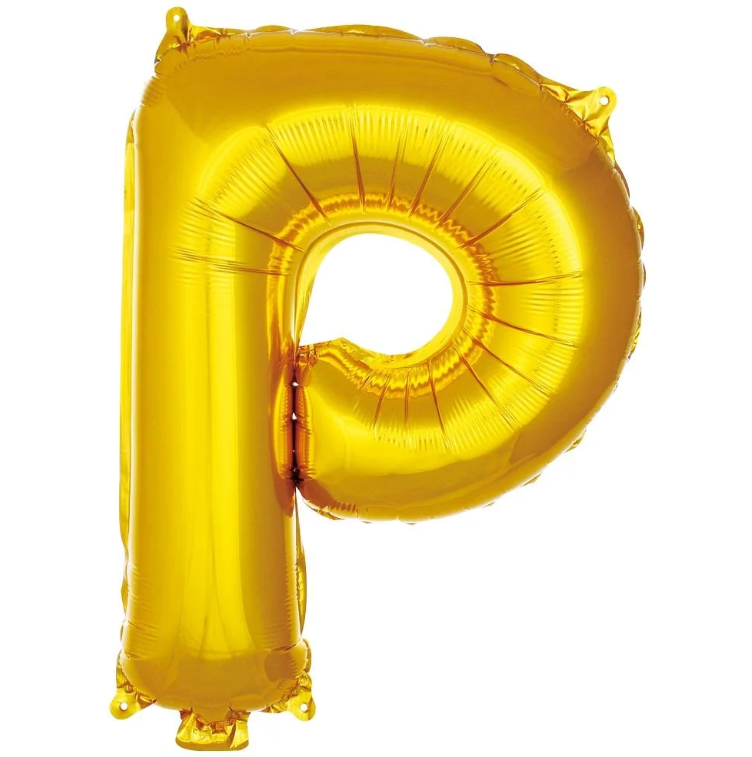 Folyo Balon Gold P 16 İnç 36 Cm